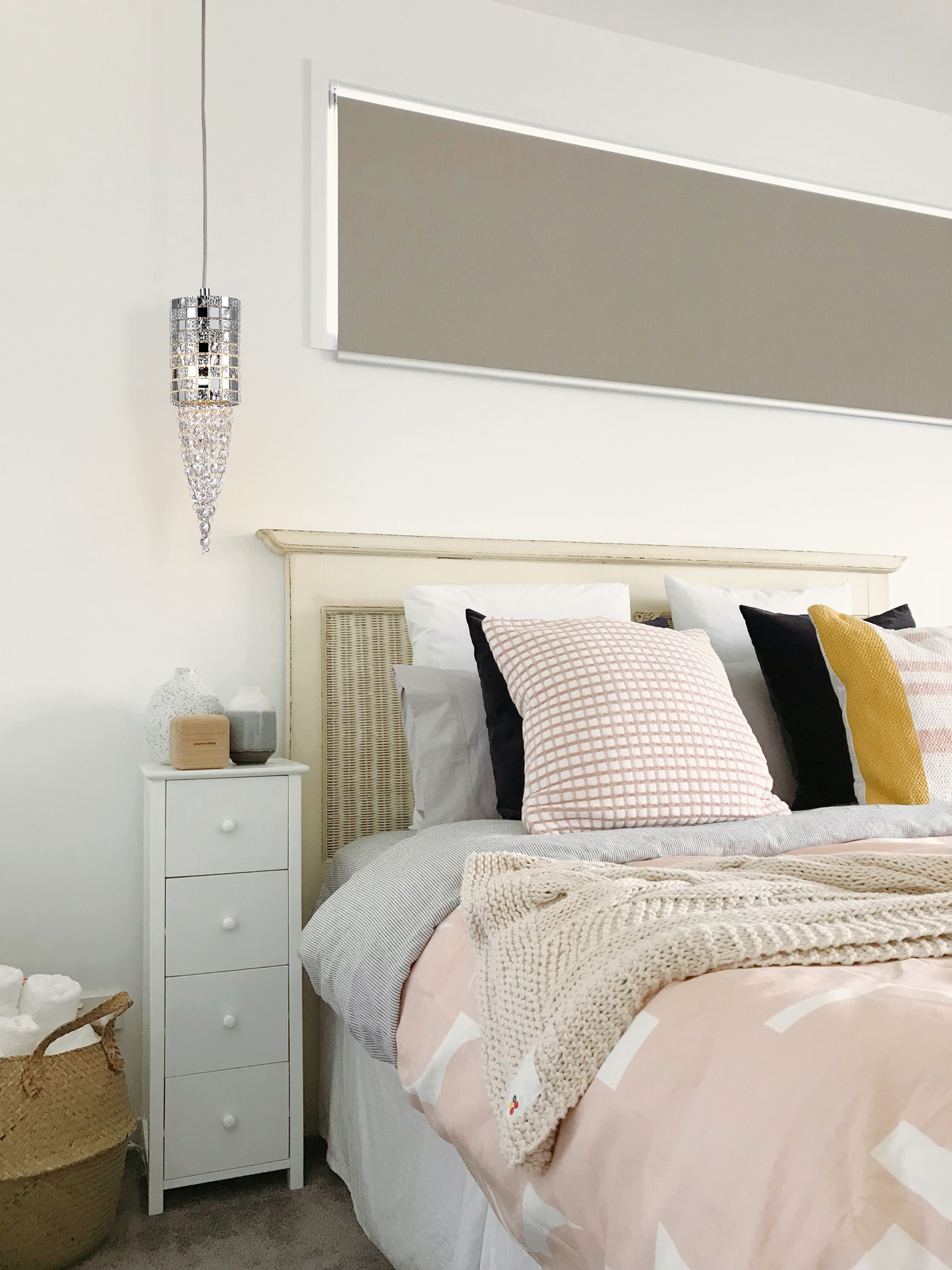 Camden Polished Chrome Crystal Ceiling Lights Diyas Single Crystal Pendants Camden Polished Chrome Crystal Ceiling Lights Diyas Single Crystal Pendants